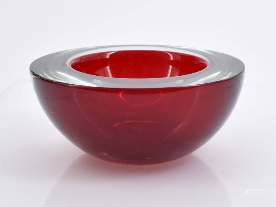 Halbkugel-Schale, Salviati & Co., Murano, 20. Jh.