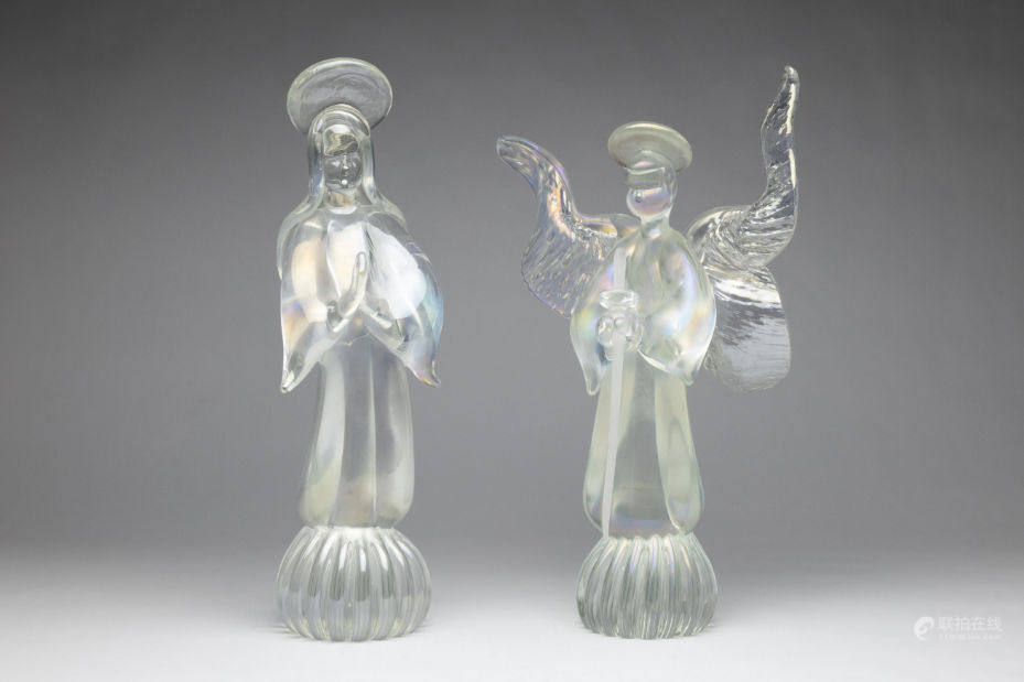 Figurengruppe ''Verkündigung'', Murano, 20. Jh.