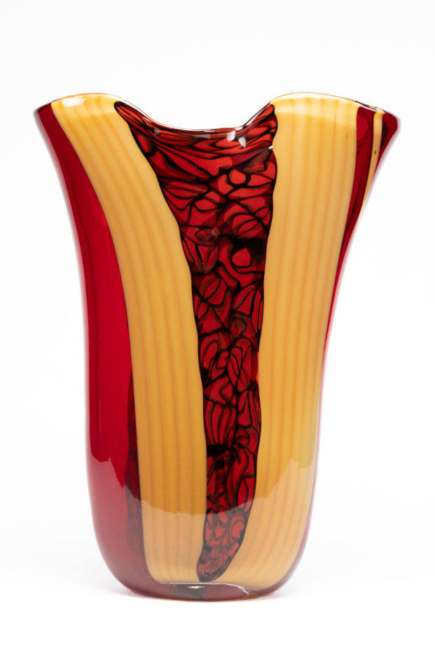 Coletto, Afro: Bodenvase in Rot