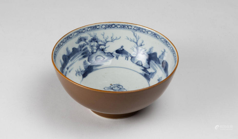 Schale, China, Qing-Dynastie, Qianlong-Periode - um 1750