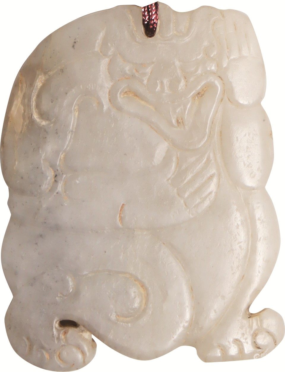 现代 和田玉瑞兽挂件