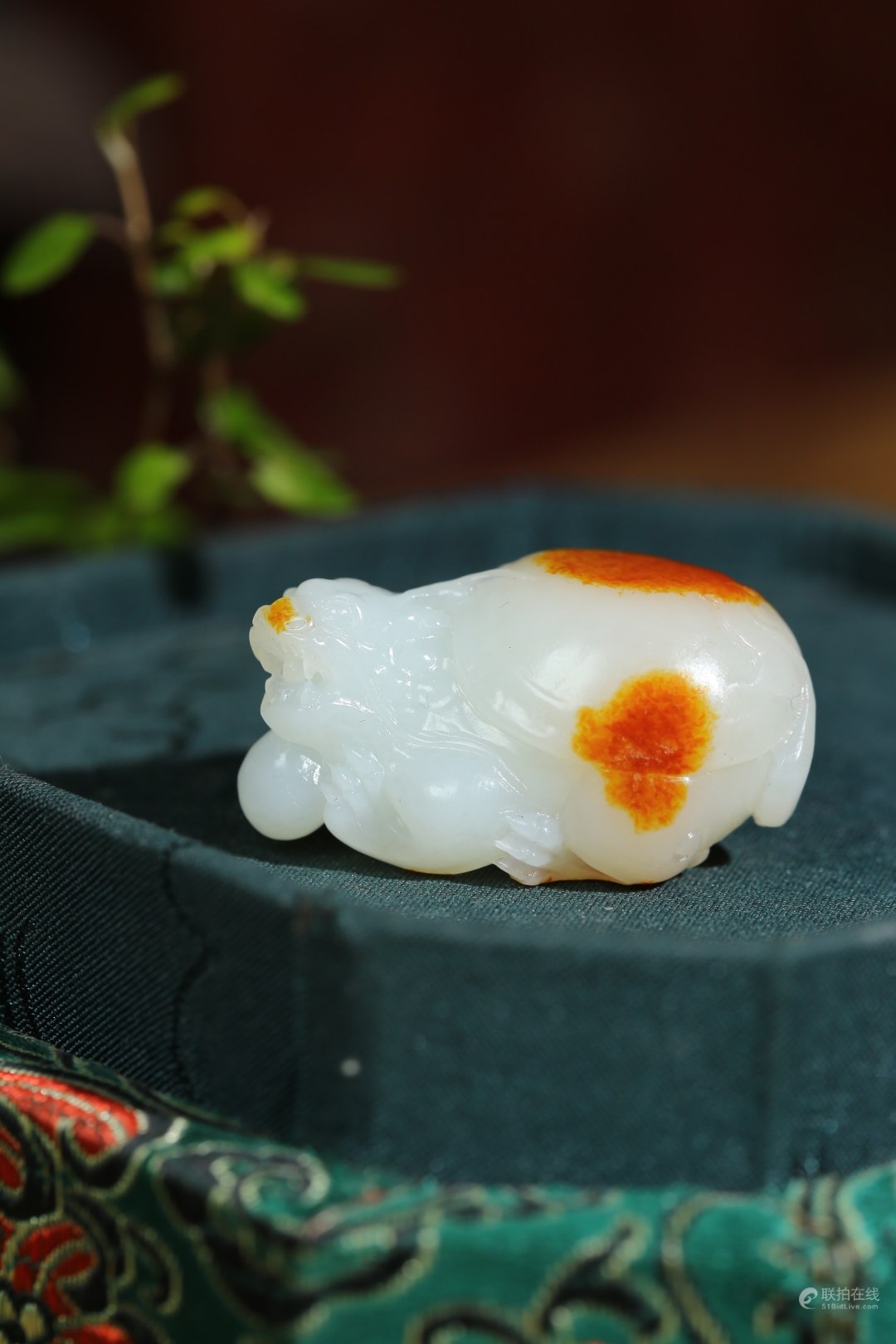 富贵龙龟和田玉籽料挂件