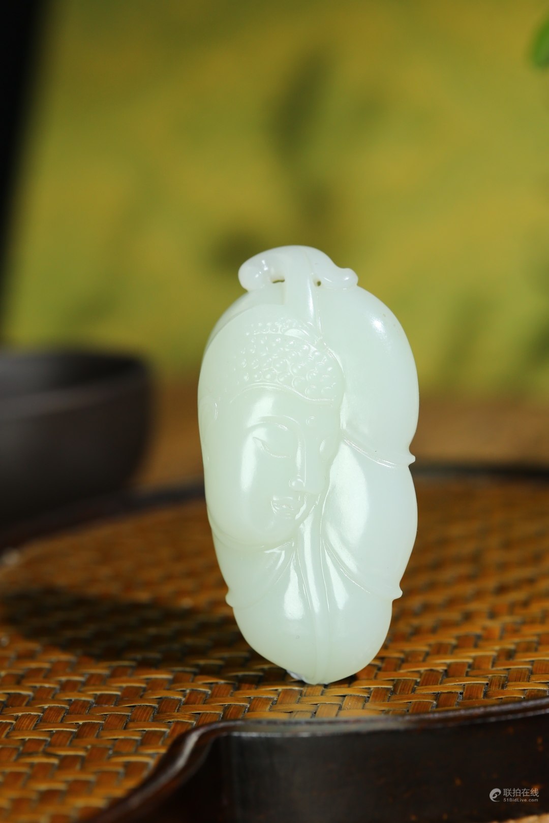 大日如来精品和田玉挂件
