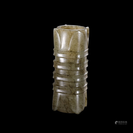 Chinese Shang Dynasty Jade Cong
