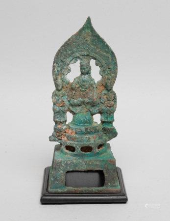 Estate Chinese Bronze Sculpture of Buddha