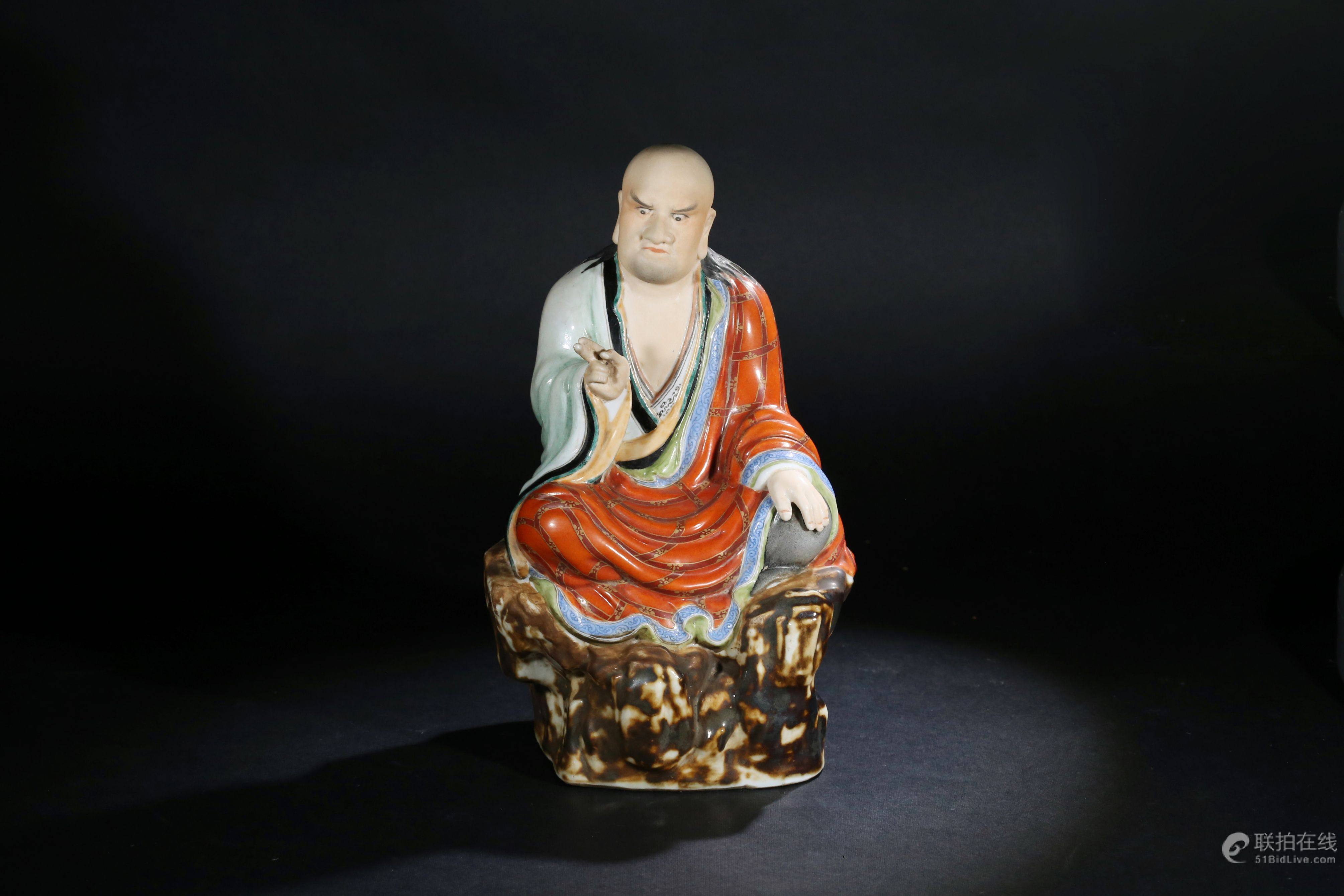 粉彩羅漢