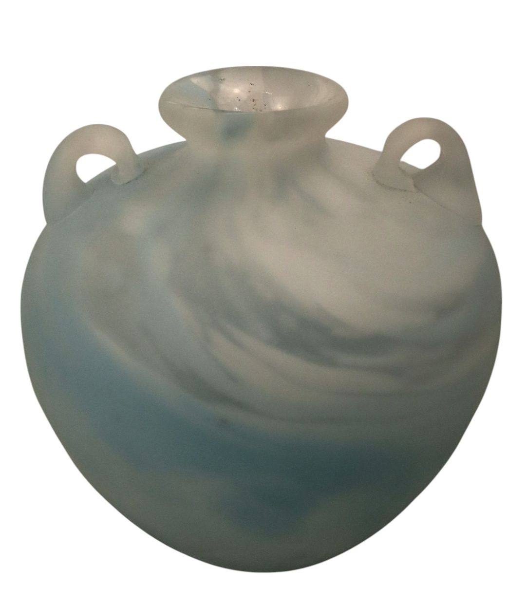 FUJITA KYOHEI (1921 - 2004) HAND BLOWN VASE in the Venetian style 18cm high