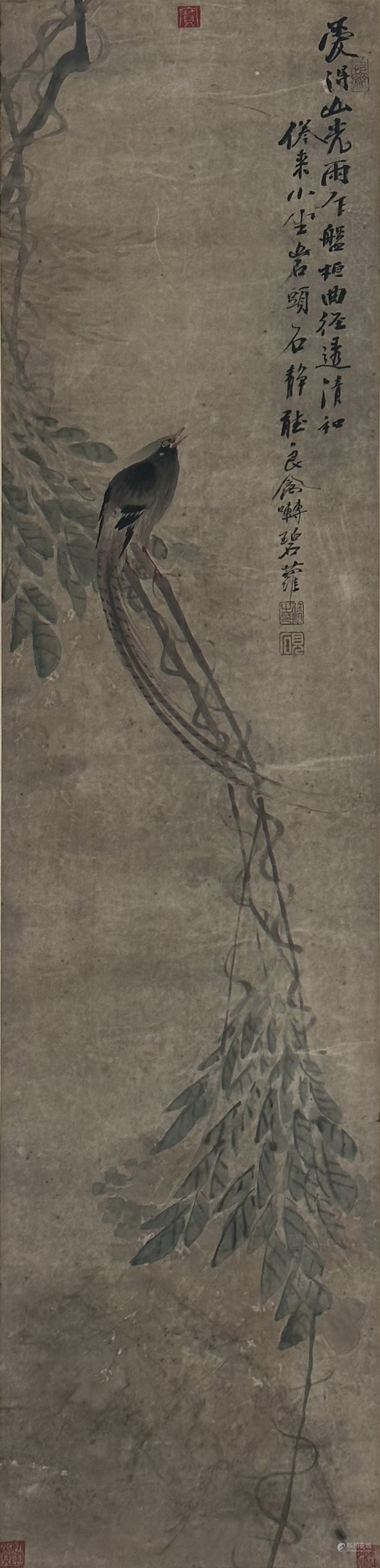 徐砚     花鸟图