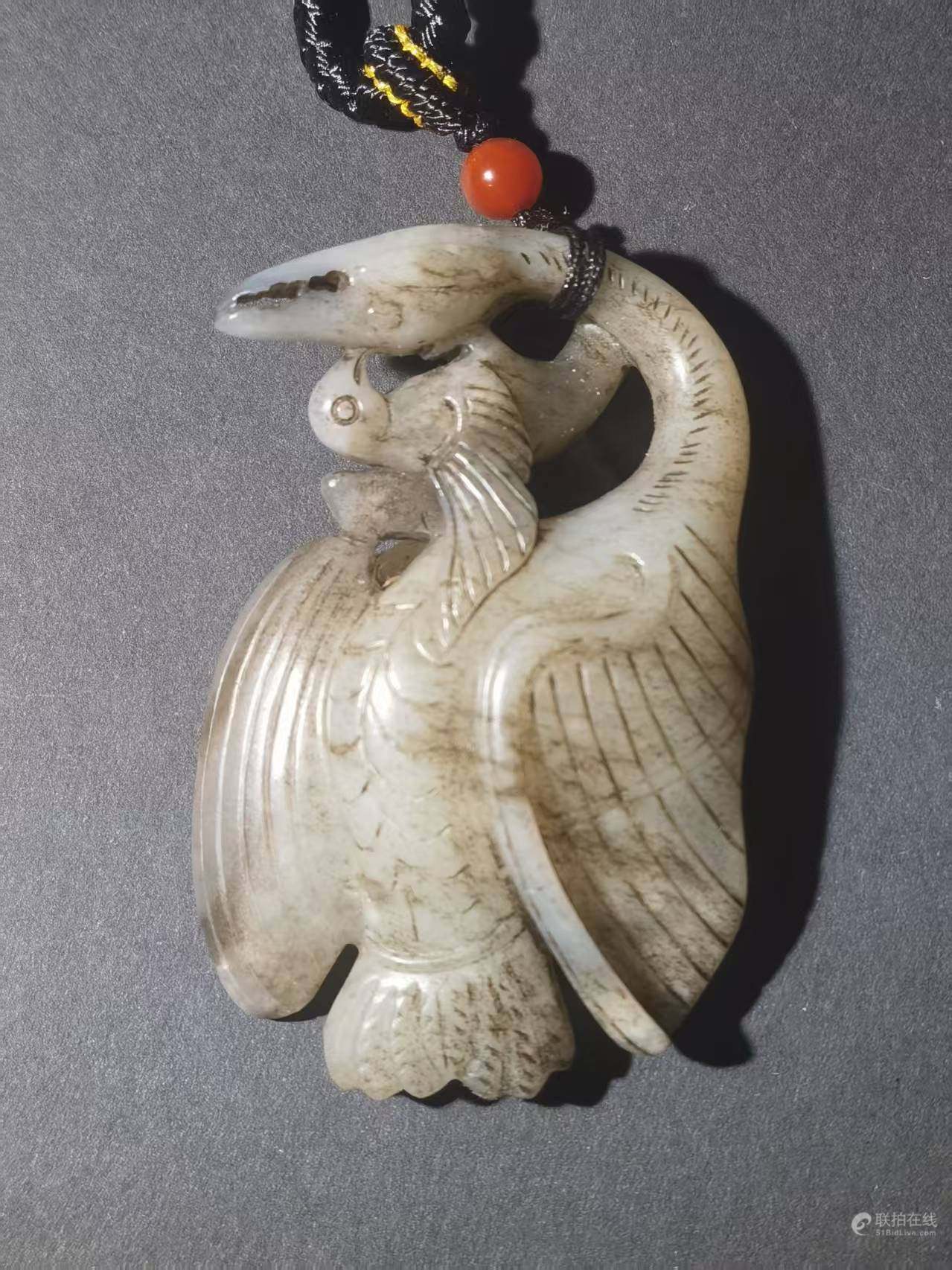 明·海东青啄天鹅佩