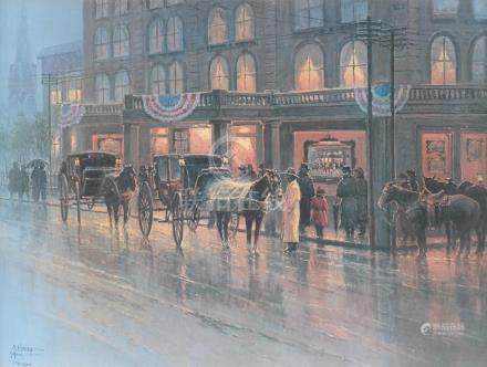 GERALD HARVEY JONES (American/Texas b. 1933) A PRINT,