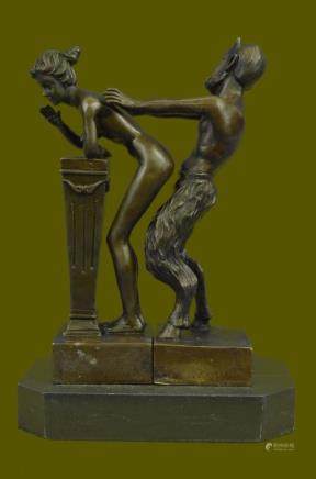 Huge Sale Quality Bergman Naked Satyr & Nude Girl