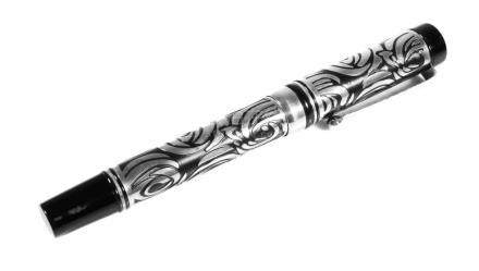 MACKINTOSH Roses Laban Nib Silver Fountain Pen