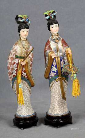 Pareja de geishas, circa 1900.