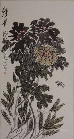 王易《牡丹》