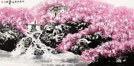 当代 沈福馨 故园春晓