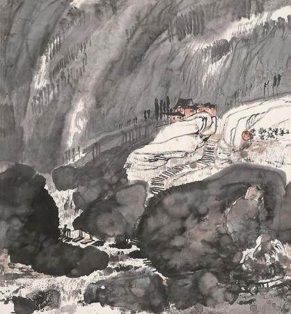 贾又福  山水