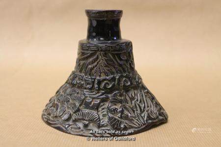 A modern Chinese cow horn libation cup.