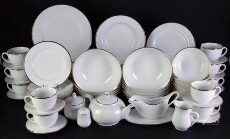 Maxwell Williams Gold Rimmed Dinner Service