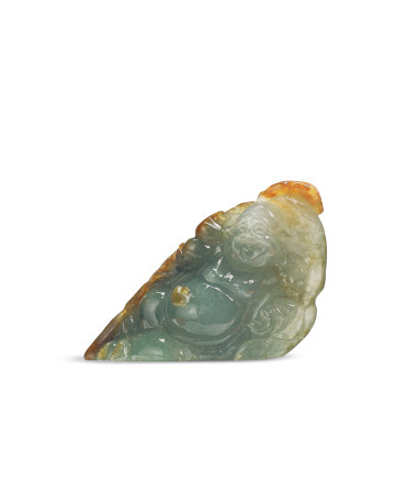 天然冰种翡翠弥勒佛