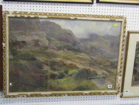 GEORGE HICKIN, oil on board "From Nature" inscribed on reverse, 19" x 29.5"