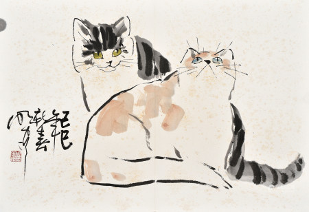 周明安（b.1949) 猫趣