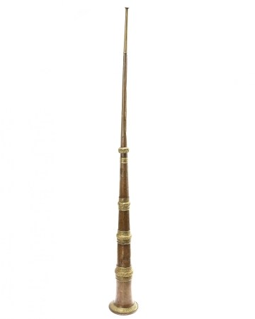 A Mongolian copper trumpet, dung-chen