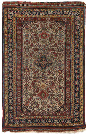 A FINE GASHGAI RUG, 19TH CENTURY