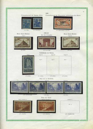 FRANCE  POSTE – PA – TAXE – PREOS Emissions 1876/2000 :  Collection de timbres neufs avec et sa