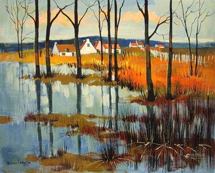 Lemaitre Maurice (French1929-) -Countryside Landscape