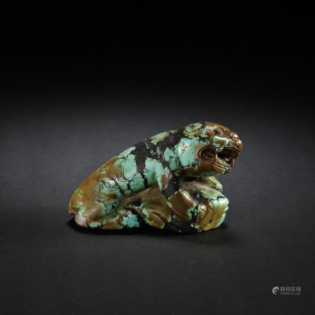 TURQUOISE BEAST, TANG DYNASTY, CHINA