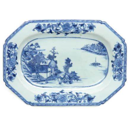 China Porcelain Platter Circa 1800