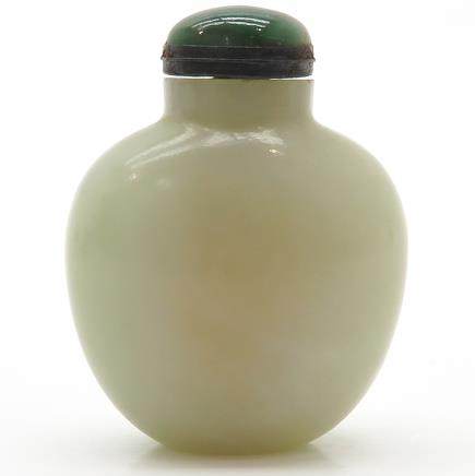 Carved Jade Snuff Bottle