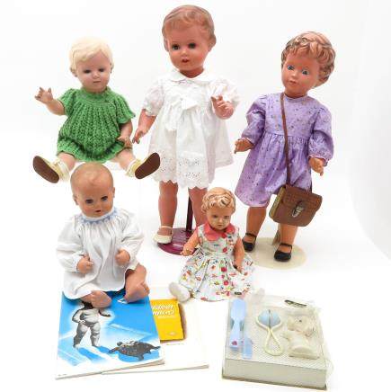 Diverse Lot of Dolls