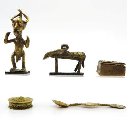 Lot of 19th Century Items Including Ashanti