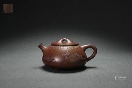 Chinese Zisha Teapot (Gu Jingzhou)