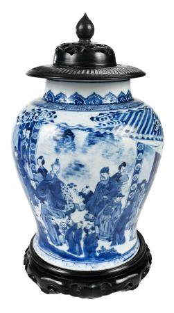 Chinese Blue and White Porcelain Jar