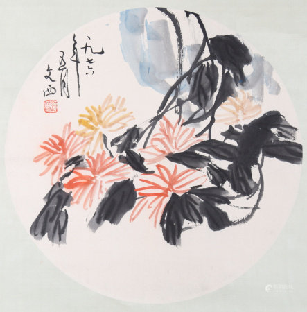 刘文西 花卉