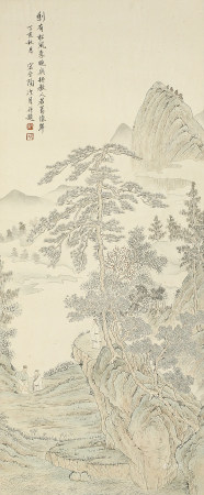陶冷月 山水