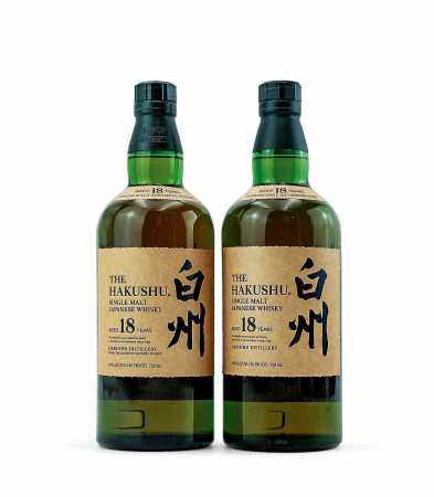 白州18年单一麦芽威士忌（共二支） 2支 700ml