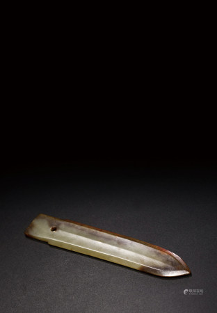 明代 白玉戈