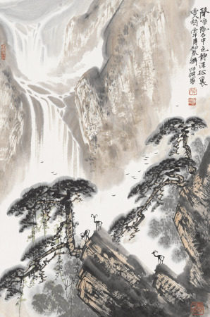 解维础 山水