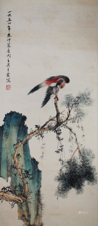 吴青霞 花鸟
