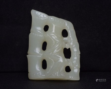 清 和田玉节节高升