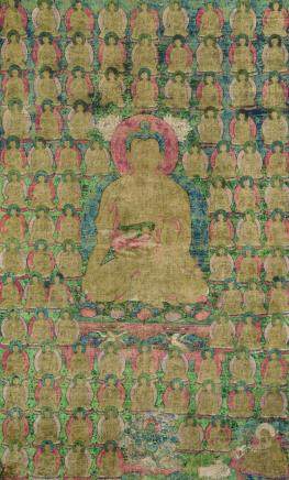 清代(1644-1911) 释迦牟尼 唐卡