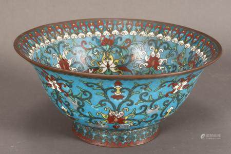 Good Chinese Qing Dynasty Cloisonne Bowl,