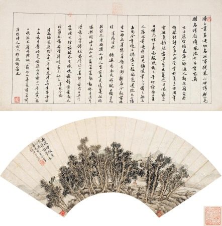 方士庶 文徵明笔意（有出版）