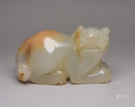 清 和田玉兽