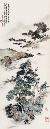  叶小舫 山水