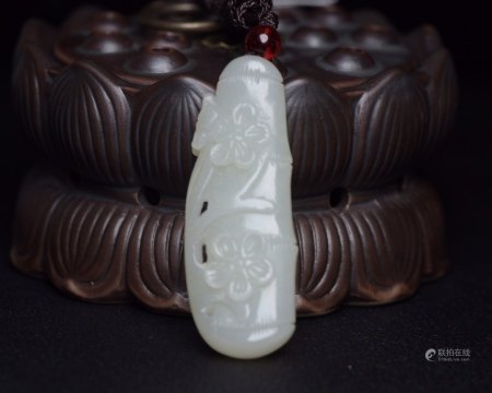清 和田玉节节高升