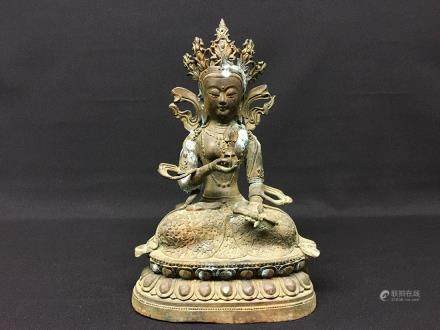 Chinese Bronze Buddha  